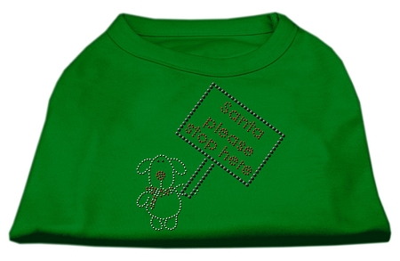 Santa Stop Here Shirts Emerald Green Sm